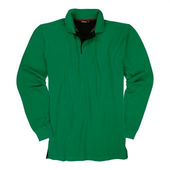 ADAMO Polo shirt longsleeve "Peter" green 