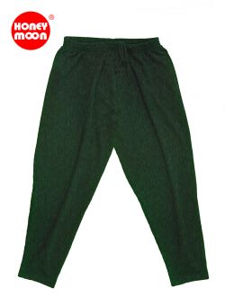 Pantalone da jogging verde scuro melange 